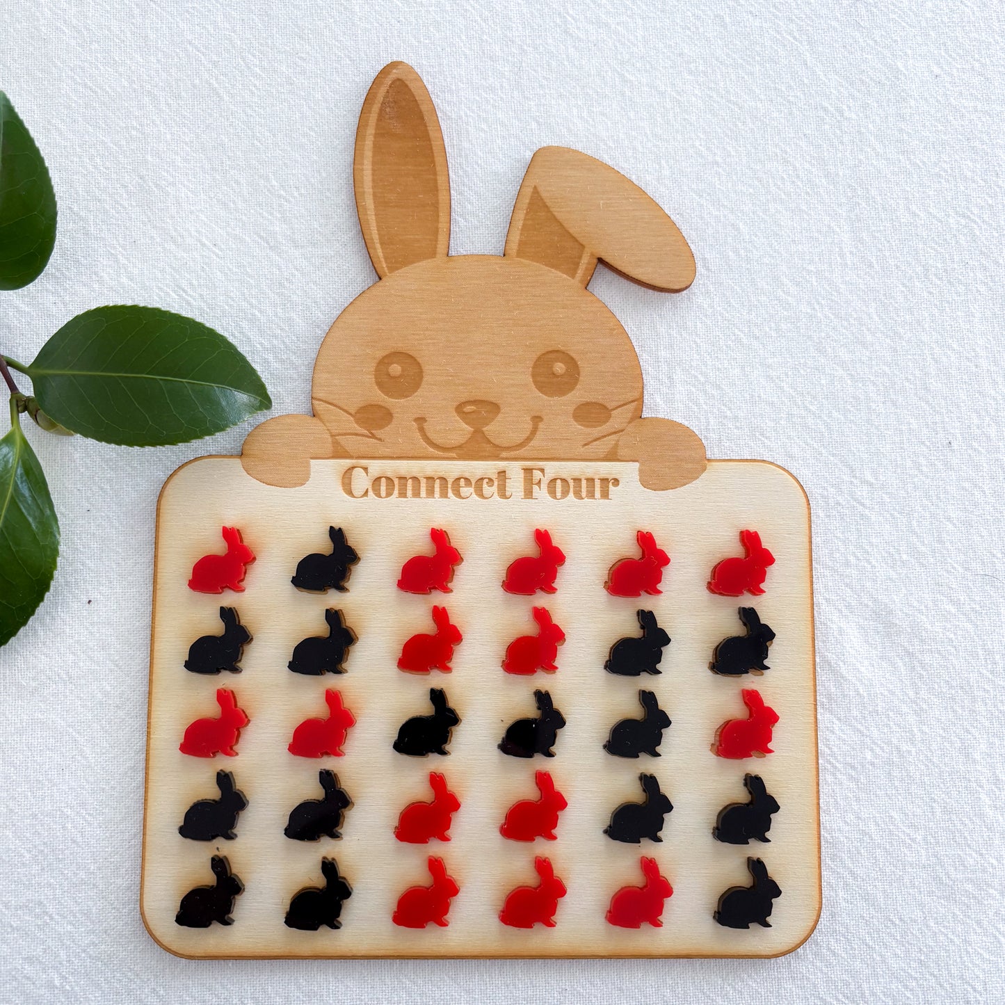 Wooden Connect 4 Game – Easter Gift