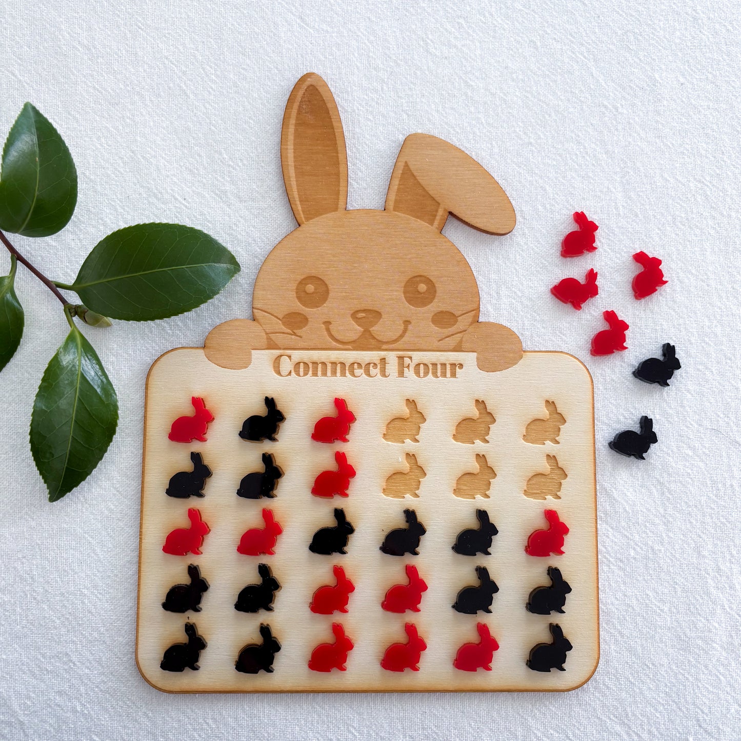 Wooden Connect 4 Game – Easter Gift