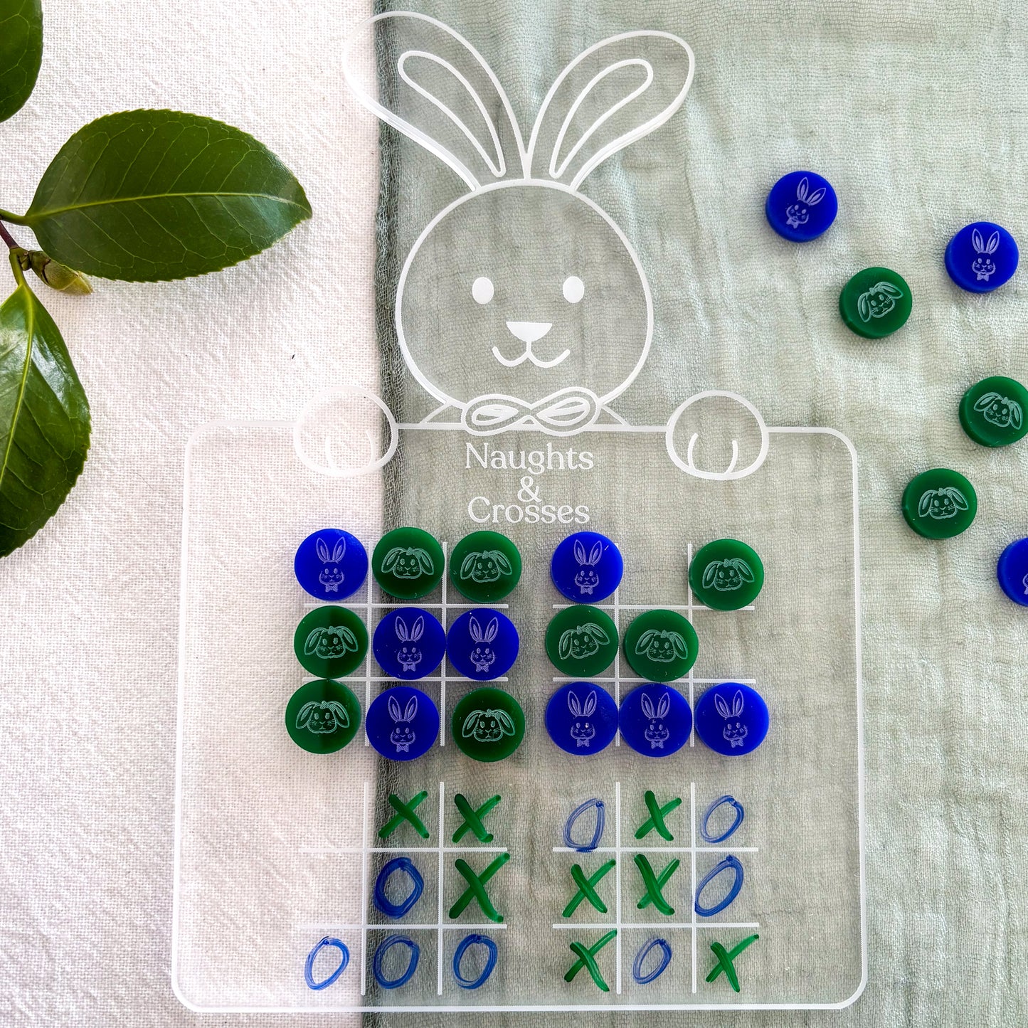 Easter Naughts and Crosses – Reusable Acrylic Tic Tac Toe Game