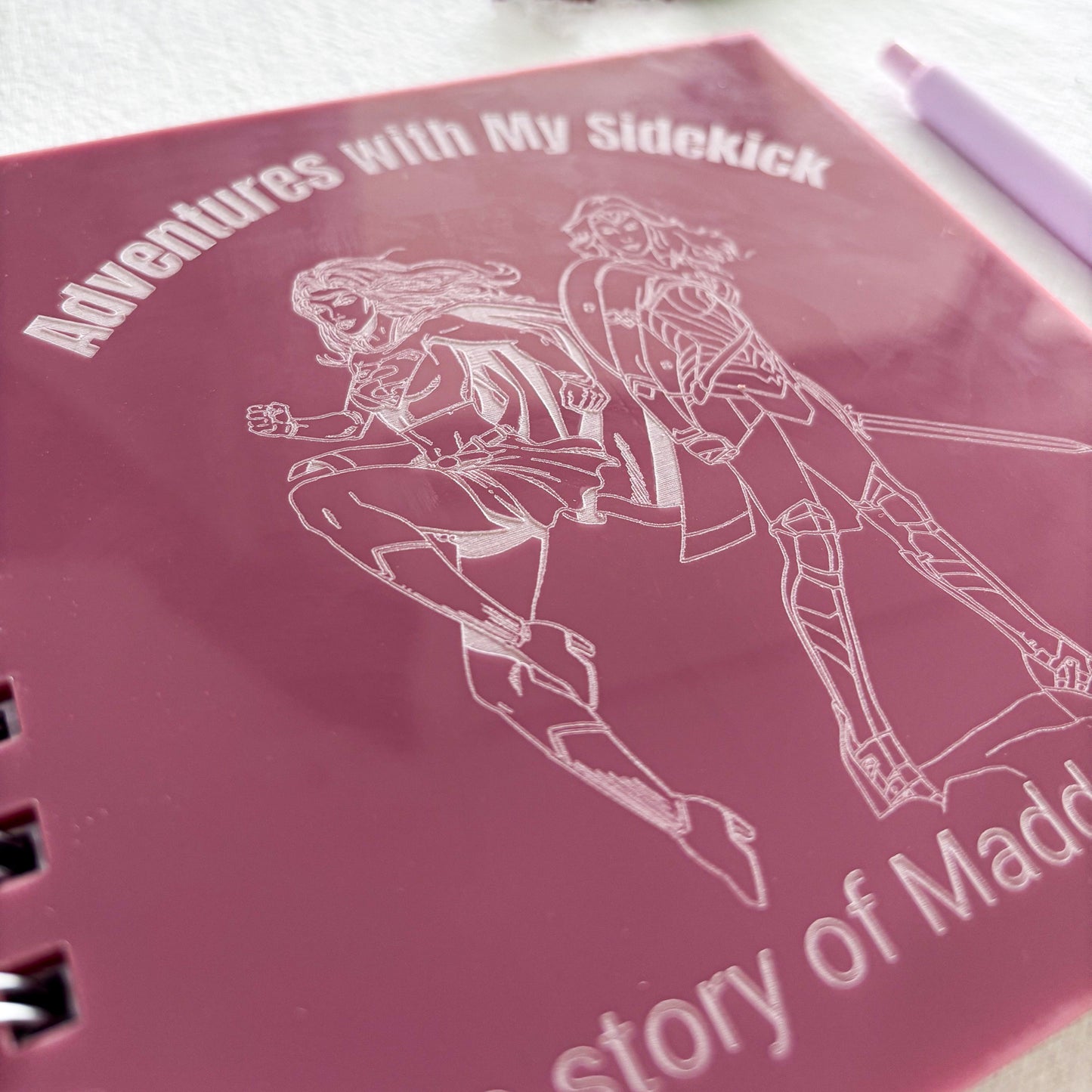 Personalised Best Friend Photo Book – "Adventures with My Sidekick" Custom Polaroid Album