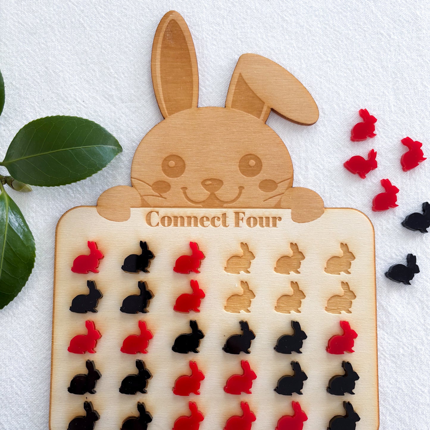 Wooden Connect 4 Game – Easter Gift