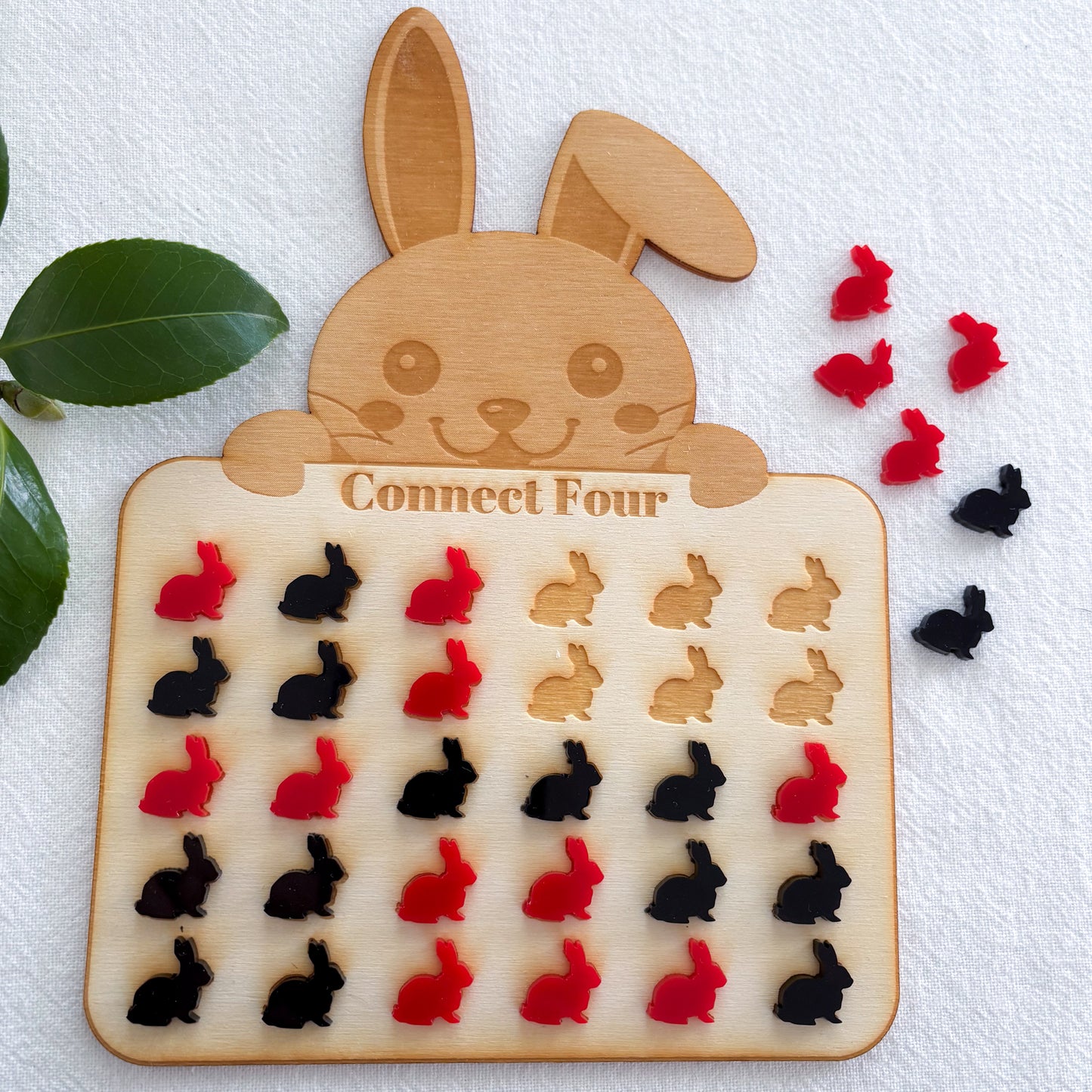 Wooden Connect 4 Game – Easter Gift