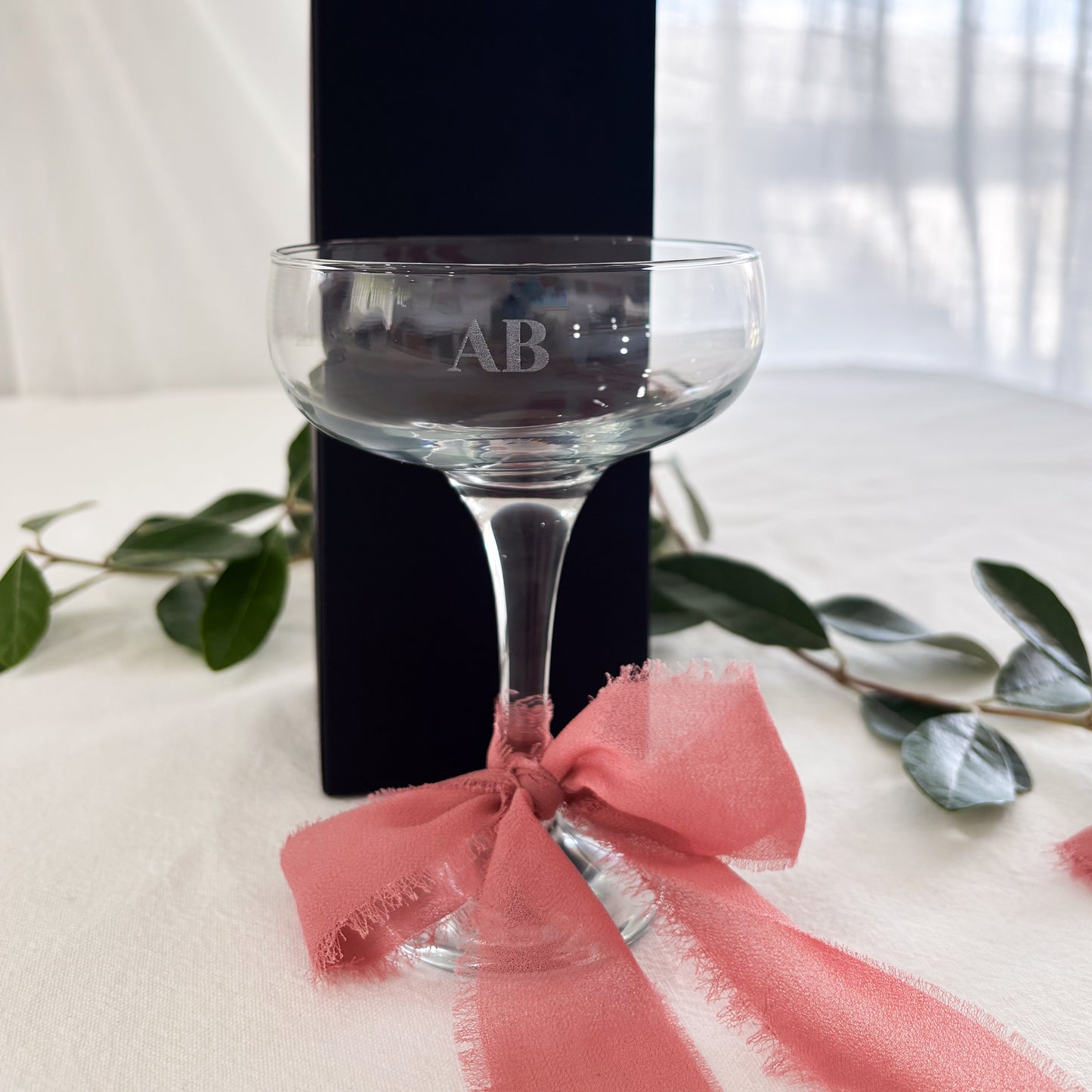 Engraved Champagne Cocktail Glass - Hens Gift - Birthday Gift - Initials