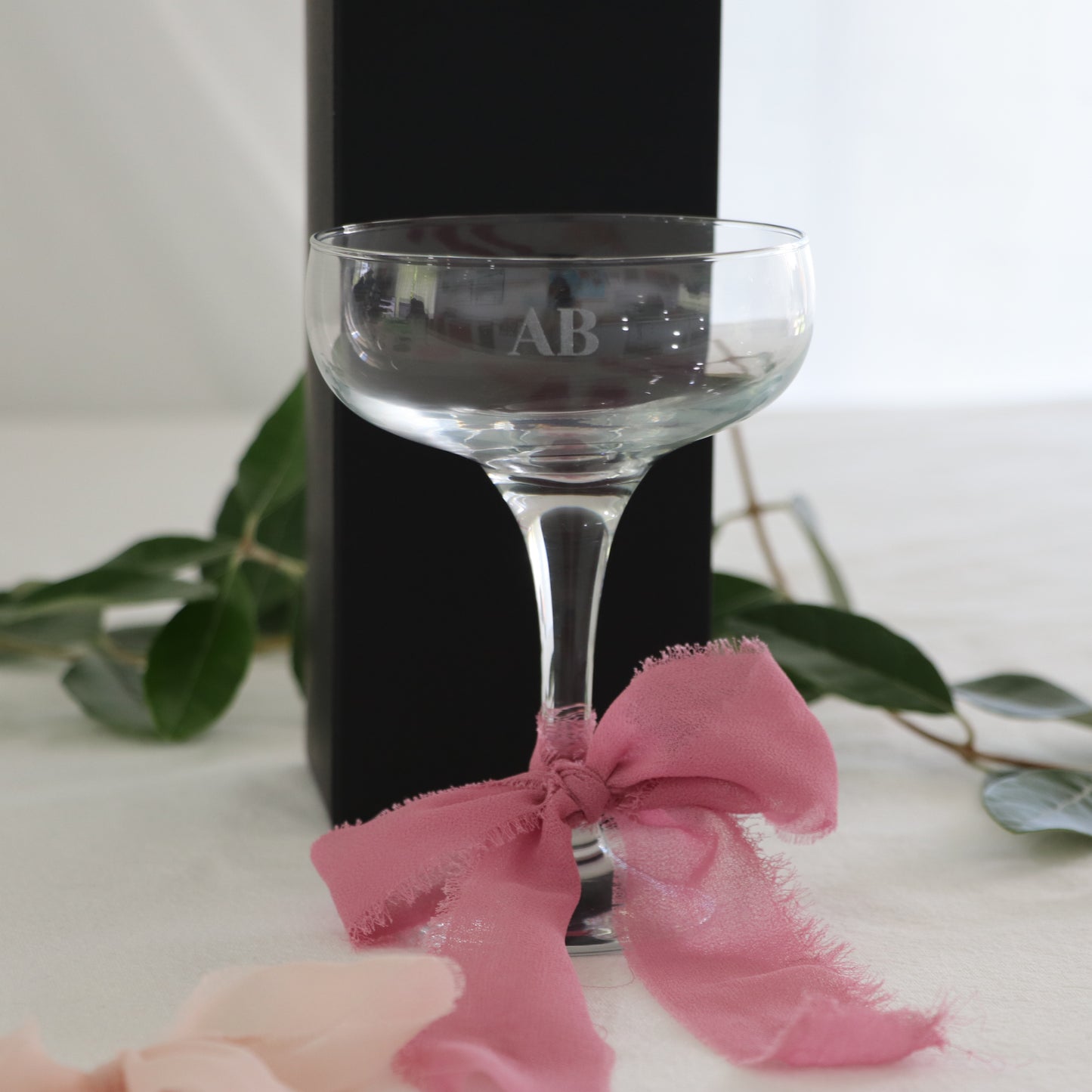 Engraved Champagne Cocktail Glass - Hens Gift - Birthday Gift - Initials