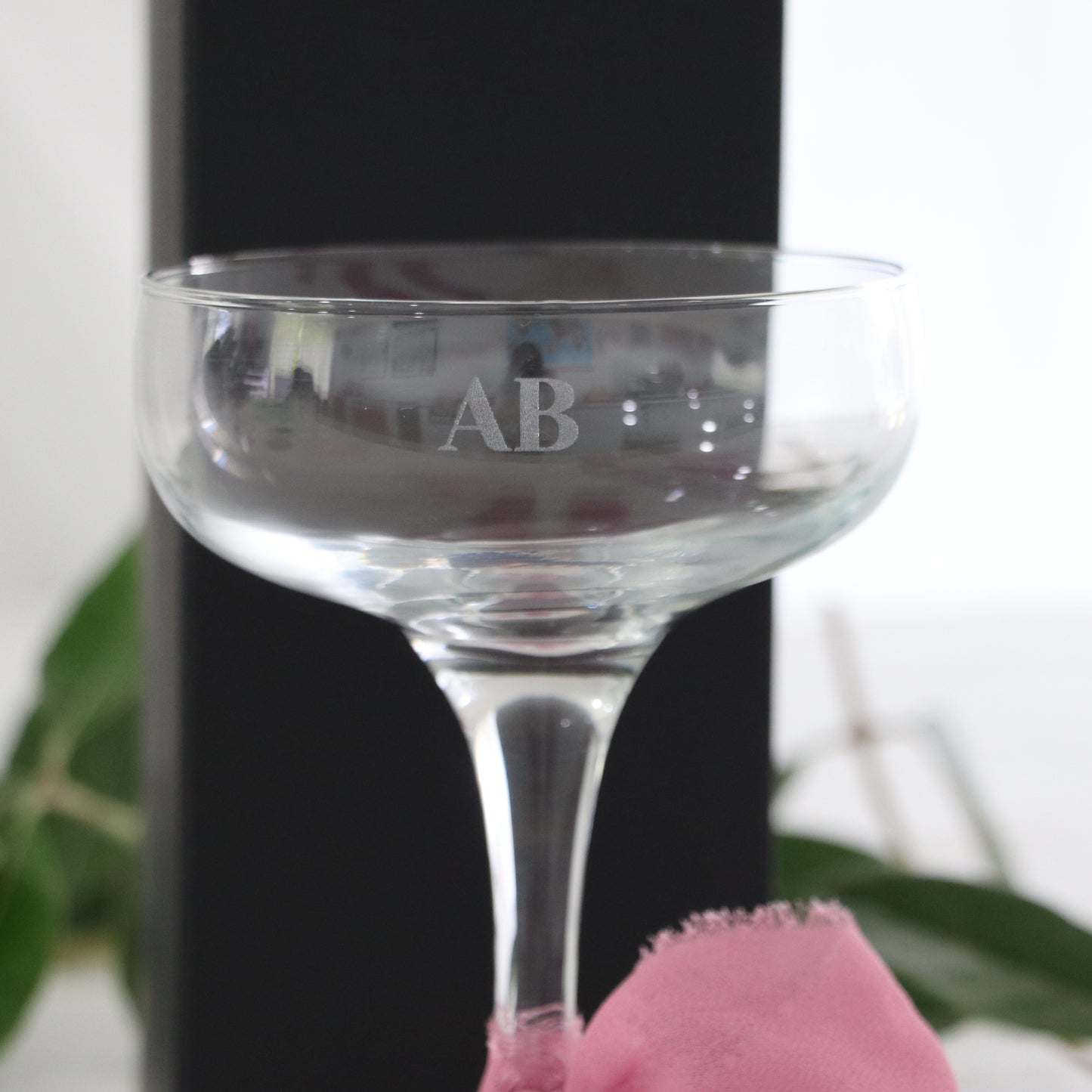 Engraved Champagne Cocktail Glass - Hens Gift - Birthday Gift - Initials