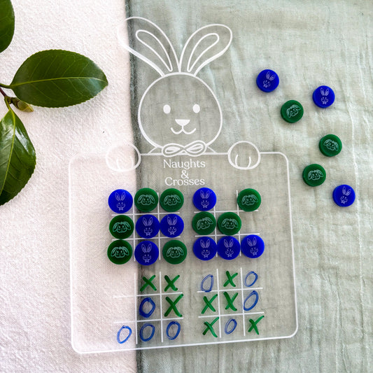 Easter Naughts and Crosses – Reusable Acrylic Tic Tac Toe Game