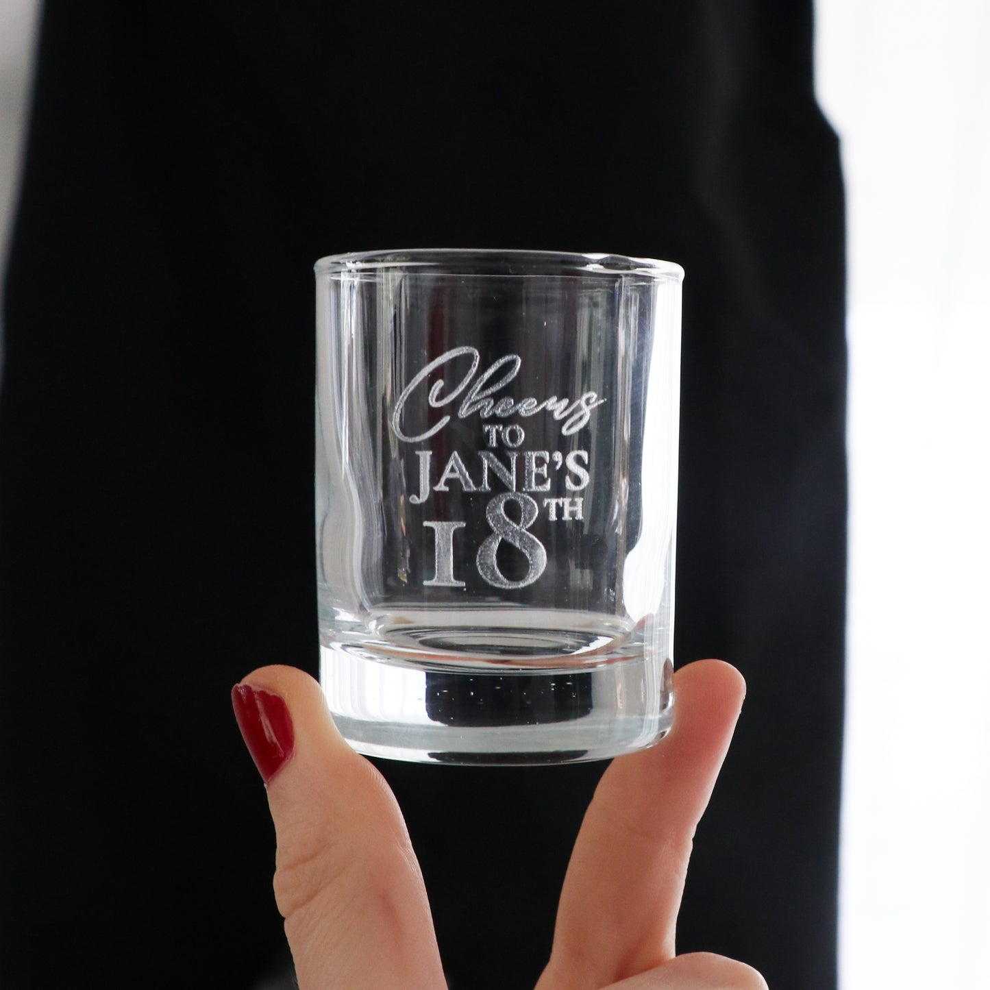 Engraved Birthday Shot Glass