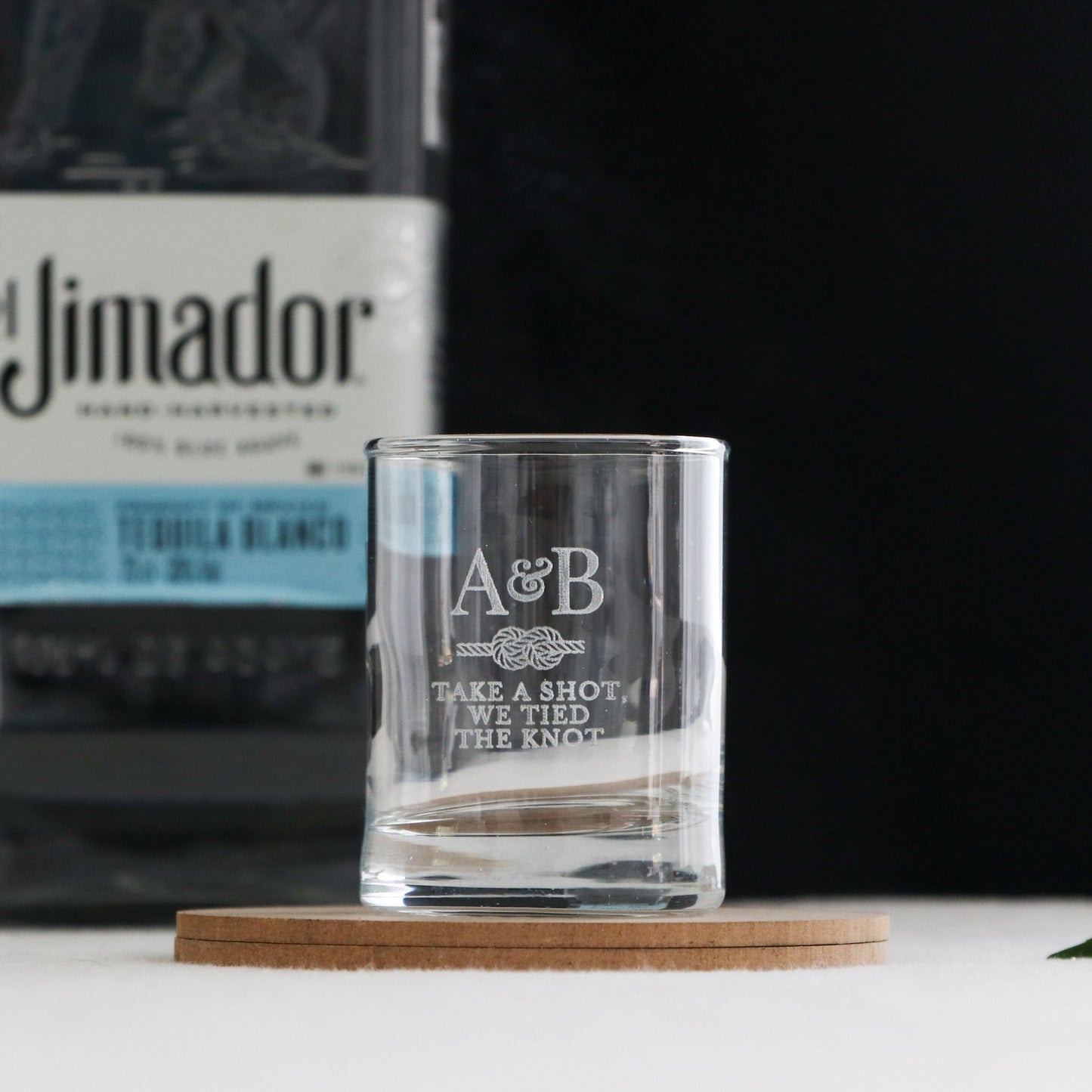 100 x Engraved Wedding Shot Glass Personalised