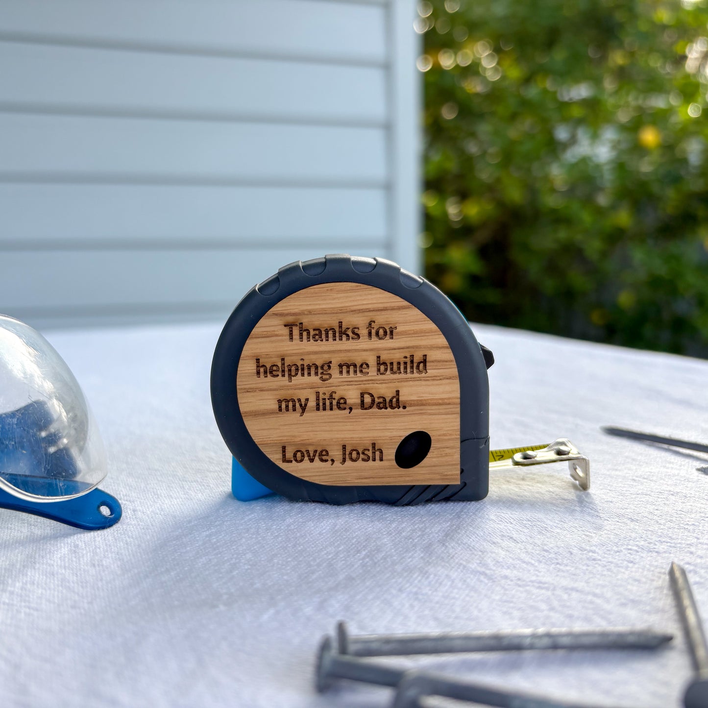 Personalised Tape Measure – Custom Engraved Father’s Day Gift for Dad, Birthday gift for Dad – Unique Keepsake for Handy Dads