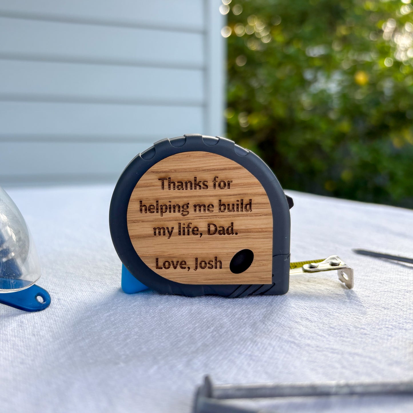 Personalised Tape Measure – Custom Engraved Father’s Day Gift for Dad, Birthday gift for Dad – Unique Keepsake for Handy Dads