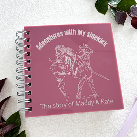 Personalised Best Friend Photo Book – "Adventures with My Sidekick" Custom Polaroid Album