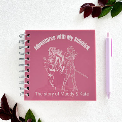 Personalised Best Friend Photo Book – "Adventures with My Sidekick" Custom Polaroid Album